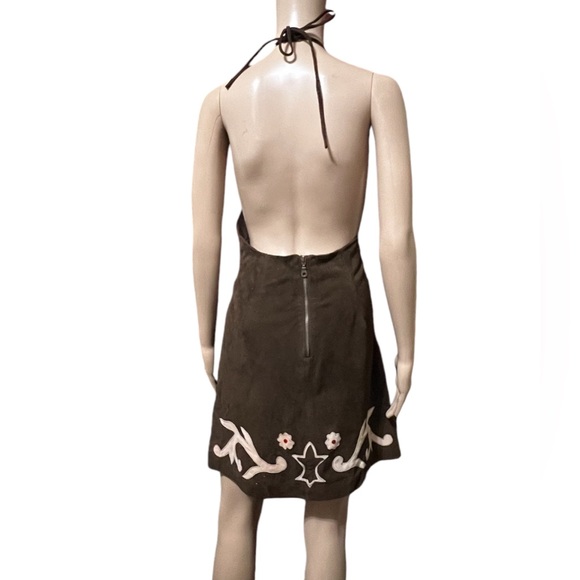 NWOT Free People Sienna Suede Mini Dress Size M - Picture 5 of 15